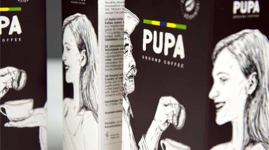 PUPA Coffee Branding and TV commercial